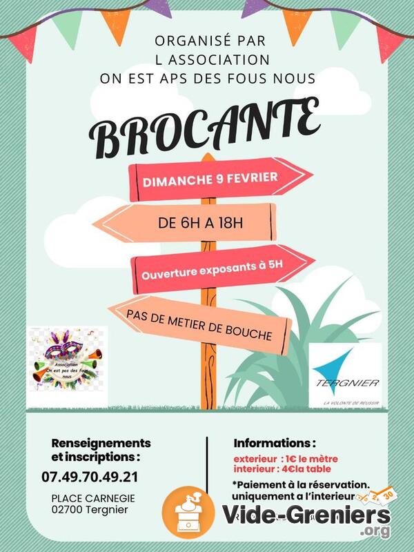 1er brocante de l annee sur tergnier