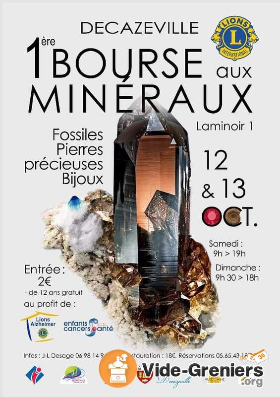 1er salon mineraux , fossiles, pierres fines , bijoux