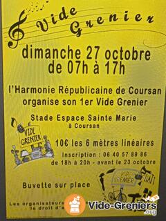 Photo de l'événement 1er Vide grenier de l'Harmonie Républicaine de Coursan