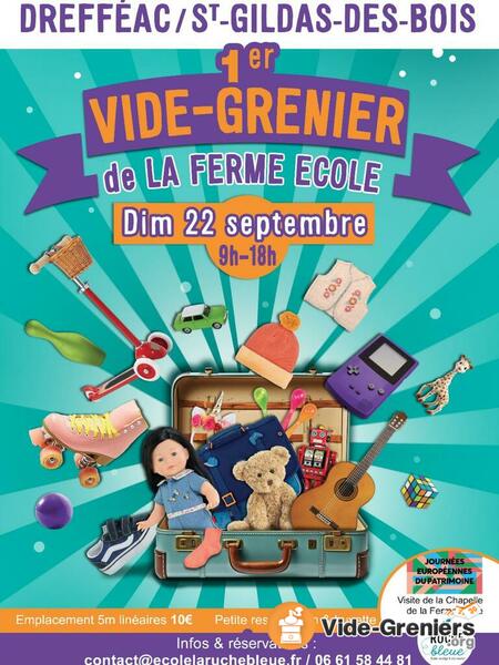 1er vide grenier de la ferme école