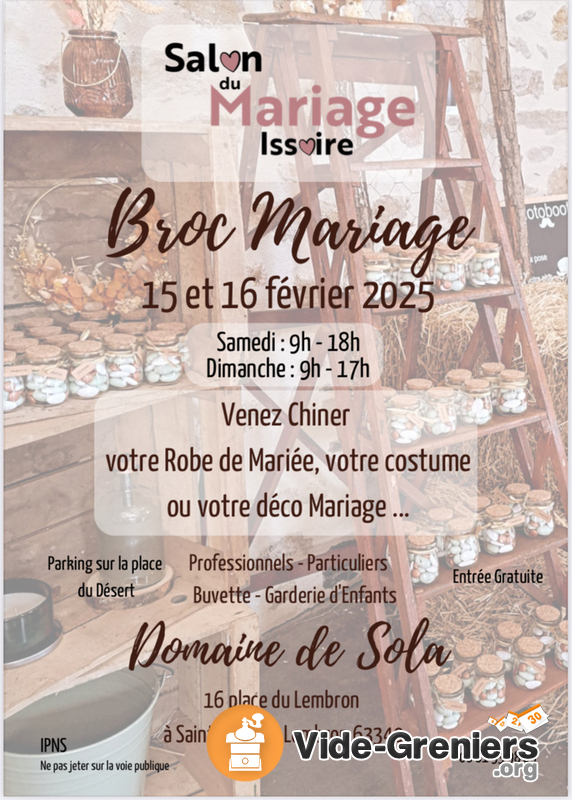 1ère Brocante Mariage