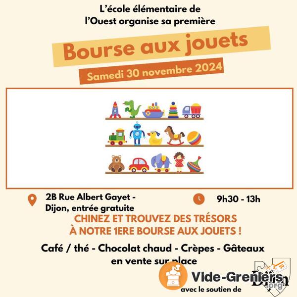 1ière Bourse aux jouets Ecole élementaire de l'Ouest