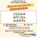 1ière Bourse aux jouets Ecole élementaire de l'Ouest