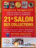 21 Ième SALON DES COLLECTIONS Salle Fêtes Isle sur la Sorgue