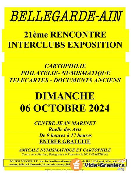 21eme Exposition Bourse Interclubs Numismatique et Cartophil