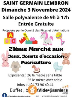 Photo de l'événement 21ème Marché aux Jeux et Jouets d'Occasion, Puériculture