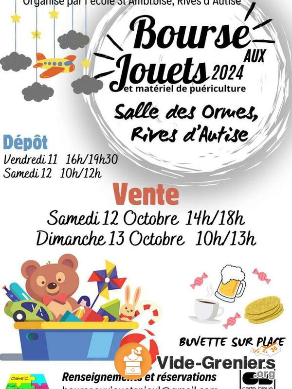 22ème bourse aux jouets et matériel de puériculture