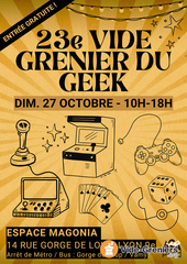 Photo de l'événement 23e Vide Grenier du Geek