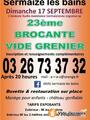Photo 23ème brocante vide grenier à Sermaize-les-Bains