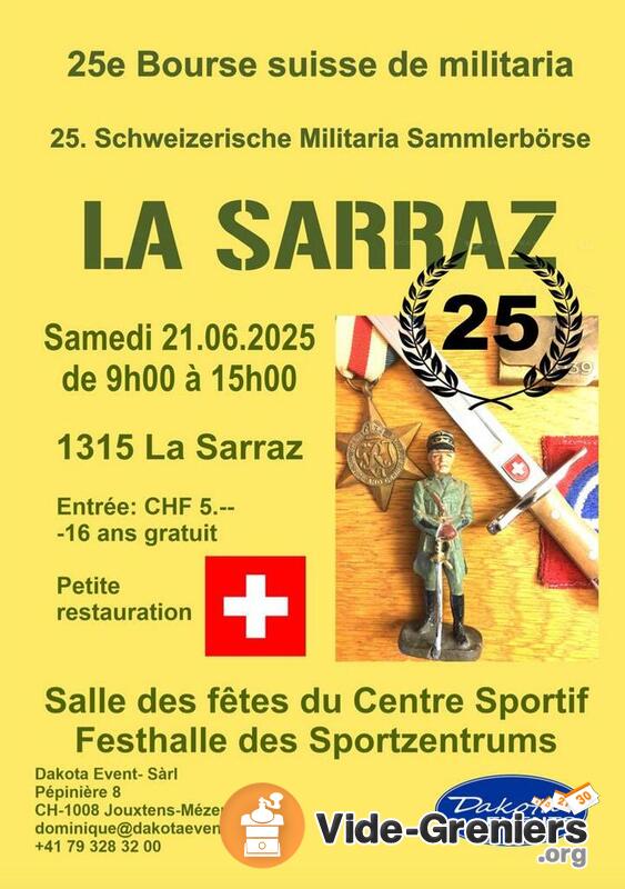 25e Bourse Militaria de la Sarraz