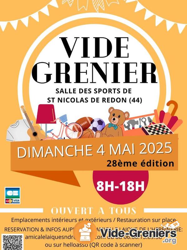 28ème vide grenier de Saint-Nicolas-de-Redon