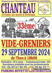 33ème Vide-Greniers de l'association Chanteau-Gavojdia