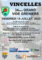 Photo 34ème Grand Vide Grenier à Vincelles
