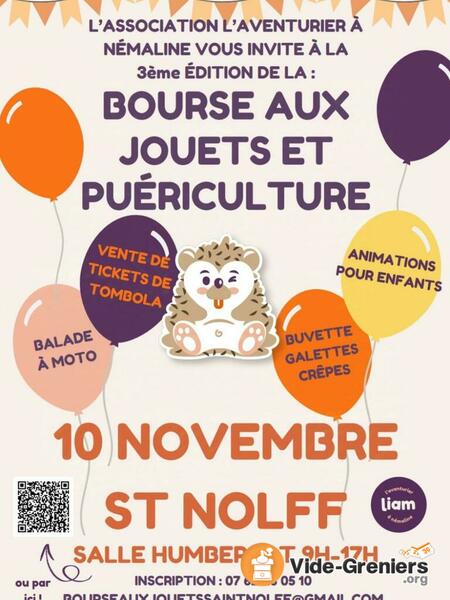 3ème bourse aux jouets et à la puériculture