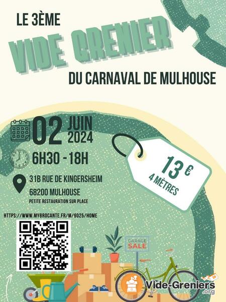 3ème Vide Grenier du Carnaval de Mulhouse