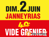 Photo 40ème vide greniers de Janneyrias à Janneyrias