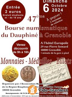 Photo de l'événement 47ème Bourse Numismatique du Dauphiné - Grenoble