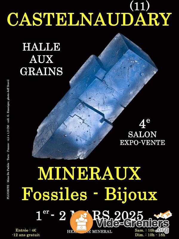 4e salon mineraux fossiles bijoux de castelnaudary (aude)