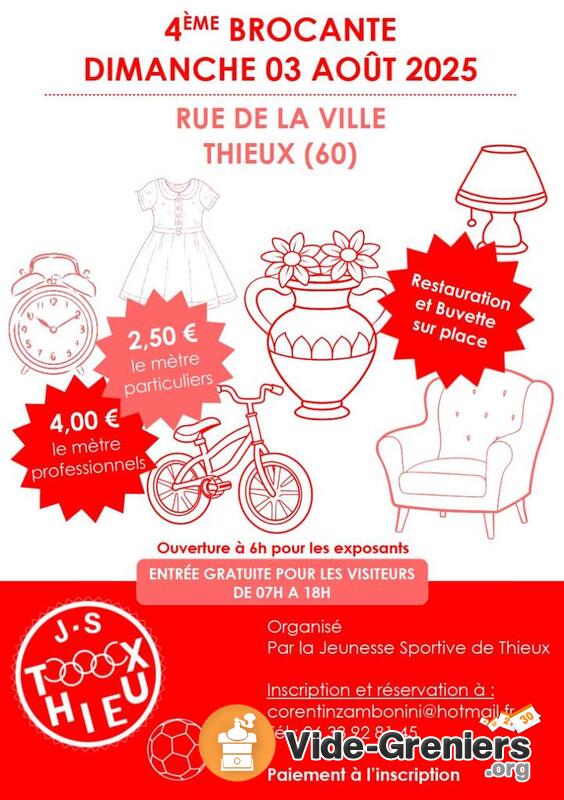 4eme Brocante de la JS Thieux