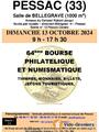 Photo 64ème bourse philatelique et numismatique à Pessac