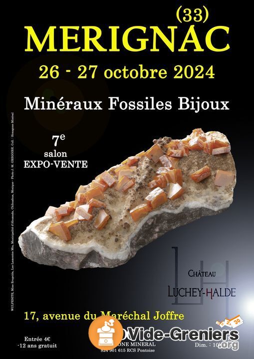 7e salon mineraux fossiles bijoux de merignac (gironde)