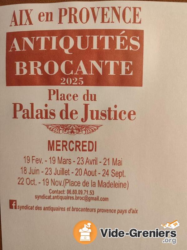 Antiquites brocante du palais de justice