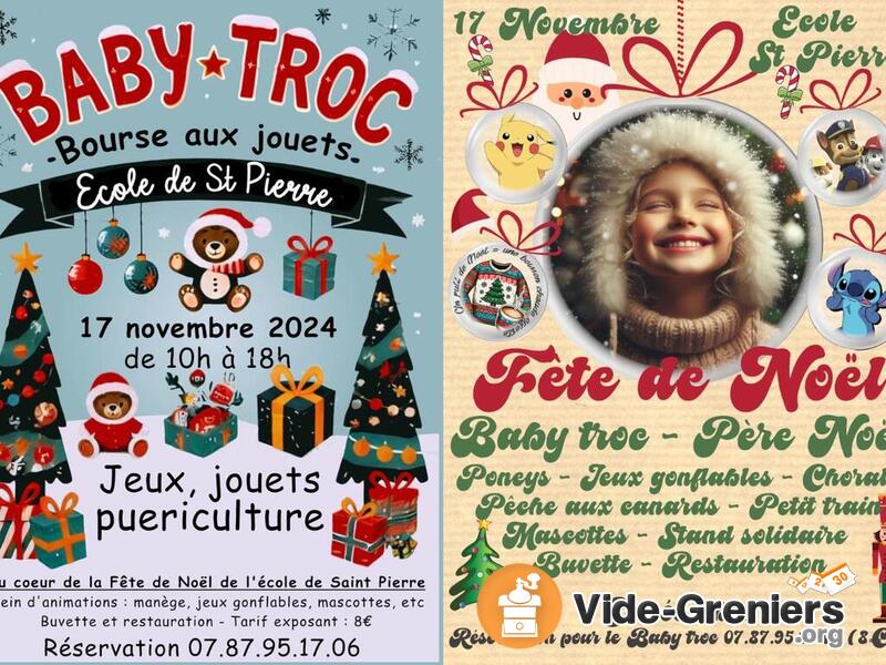 Baby Troc de la fête de Noël de l'école de St Pierre