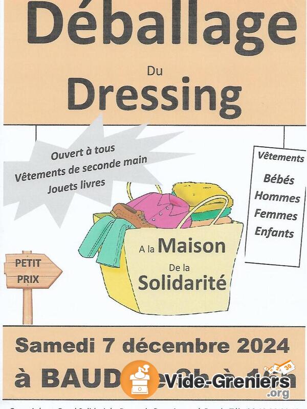 Baud Solidarité vente de vêtements