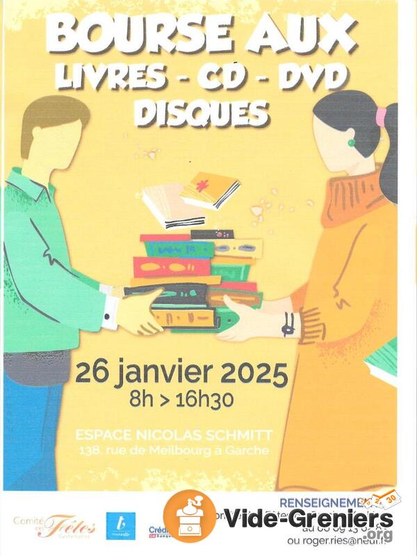 Bourse au livres cd dvd disque