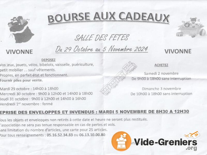 bourse aux cadeaux