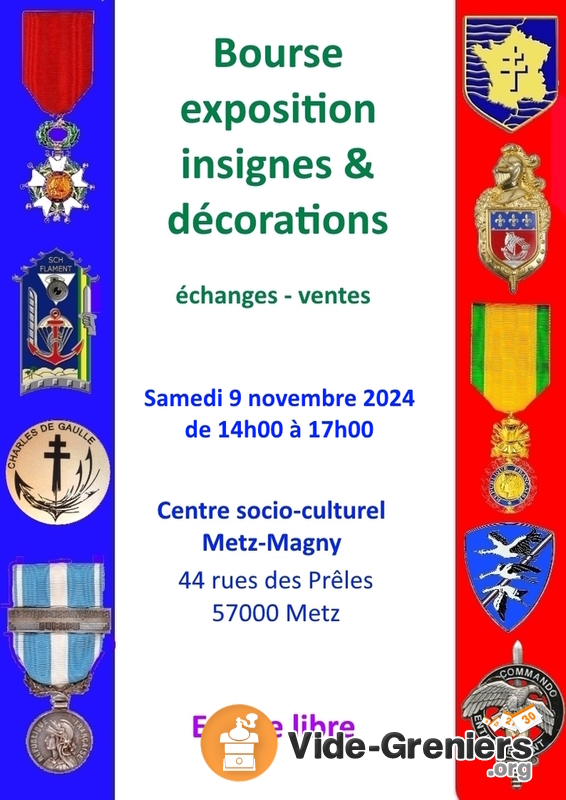 Bourse insignes et décorations