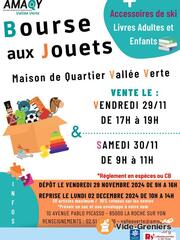 Bourse Jeux et Jouets, accessoires de ski, livres