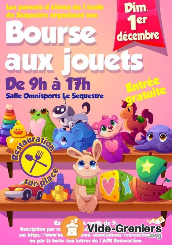 Bourse aux jouets 2024 - APE Recreaction