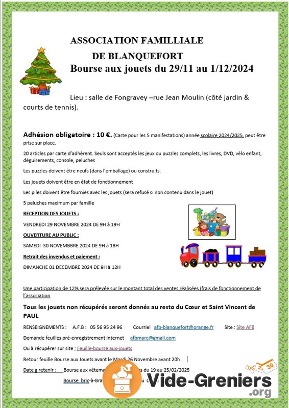 Bourse aux jouets