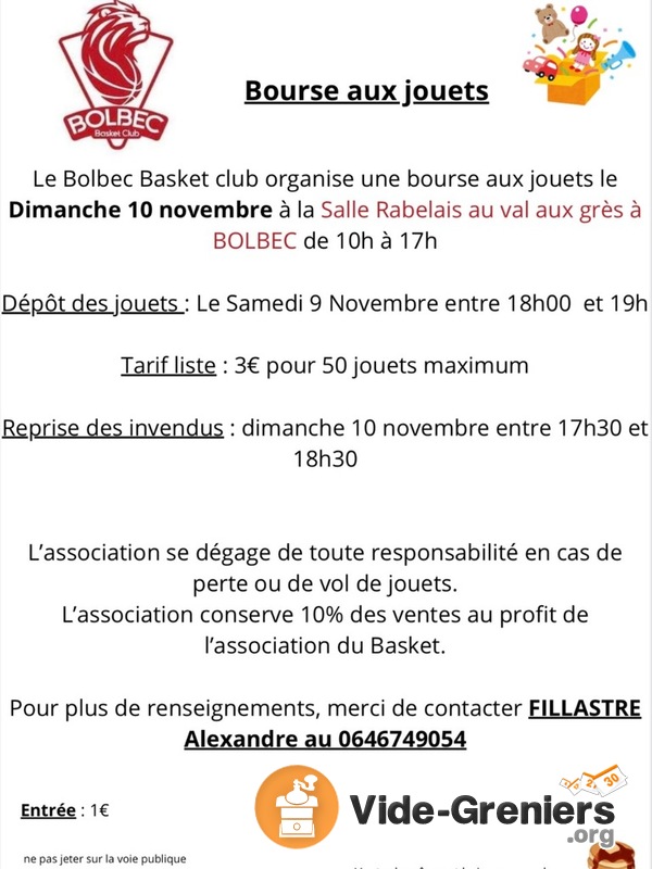 Bourse aux jouets