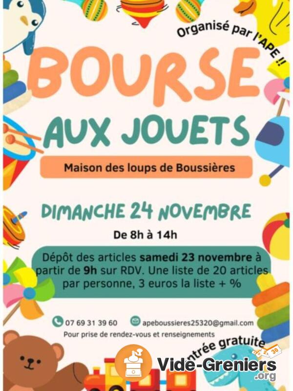 Bourse aux jouets