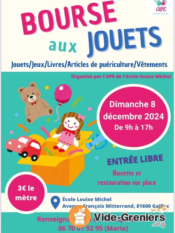 Bourse aux jouets