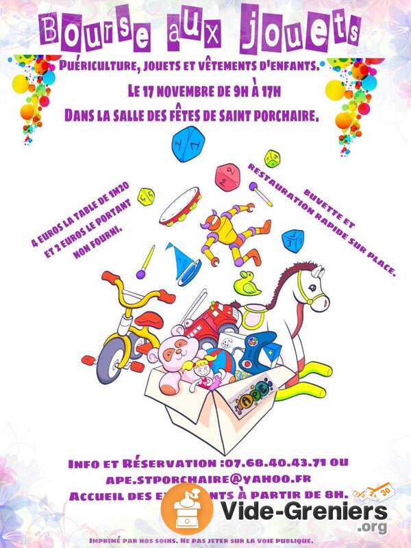 Bourse aux jouets