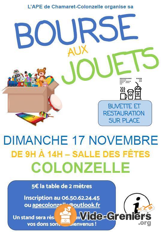 Bourse aux jouets APE Chamaret Colonzelle