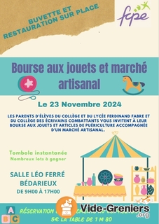 Photo de l'événement Bourse aux jouets, article de puériculture et marché artisal