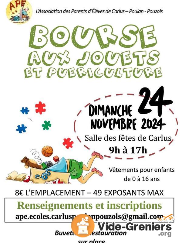 Bourse aux jouets de Carlus 2024