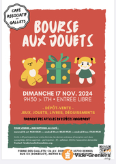 Photo de l'événement BOURSE AUX JOUETS du café associatif des gallets