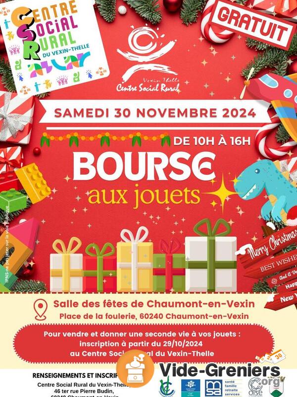 Bourse aux jouets du Centre Social Rural du Vexin Thelle