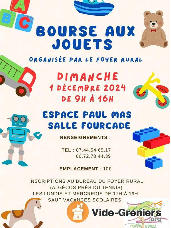 Bourse aux Jouets du Foyer Rural