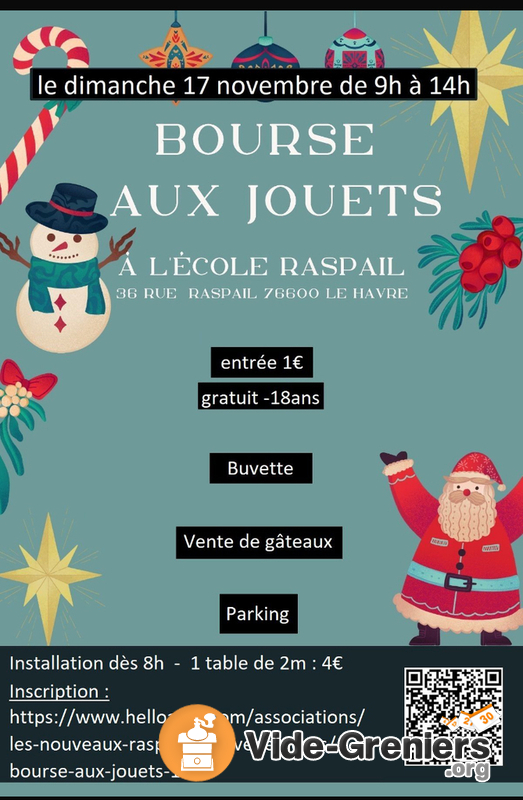 Bourse aux jouets École Raspail