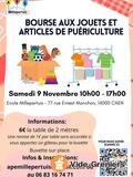 Bourse aux jouets et articles de puériculture