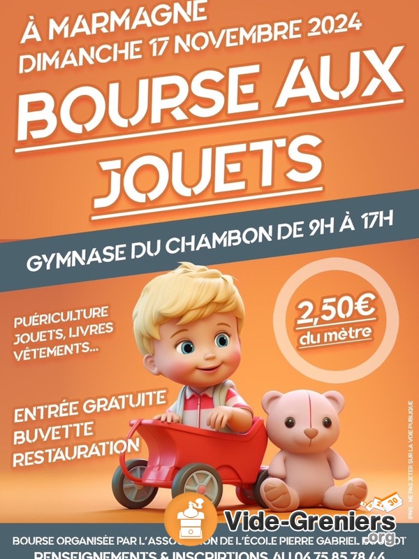 Bourse aux jouets et articles de puériculture