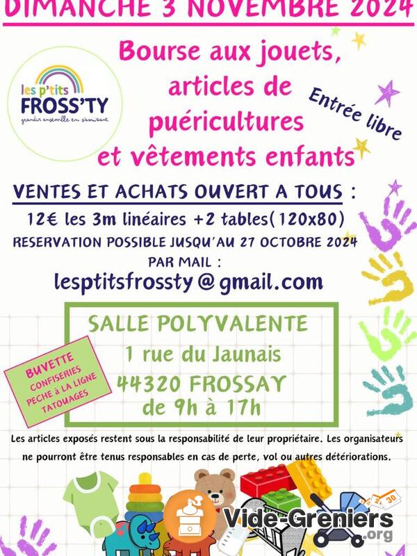 Bourse aux jouets et articles de puéricultures