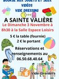 Photo bourse aux jouets et jeux vidéos, vide dressing à Sainte-Valière