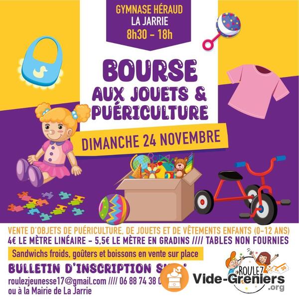 bourse aux jouets et à la puériculture